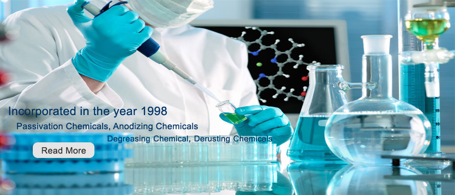 Metal Pretreatment Chemicals, Passivation Chemicals, Anodizing Chemicals, Surface Activators